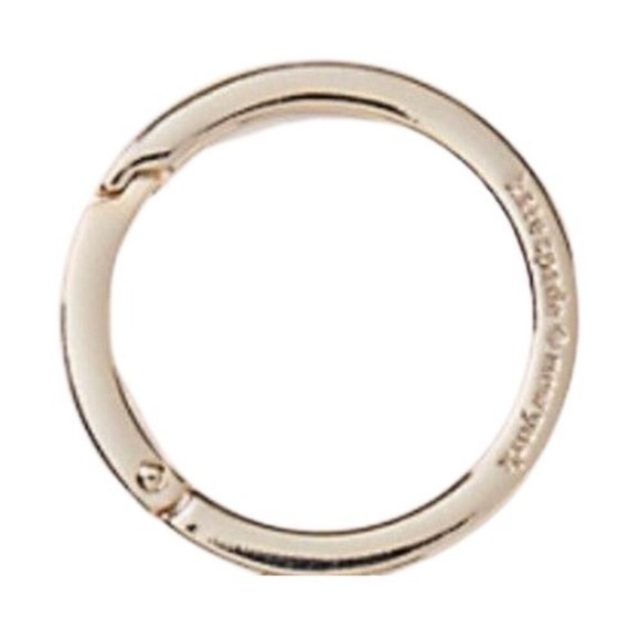 Kate Spade New York Gold Double Sided Sparkle Swivel Bag Charm NWT Christmas - Picture 8 of 8